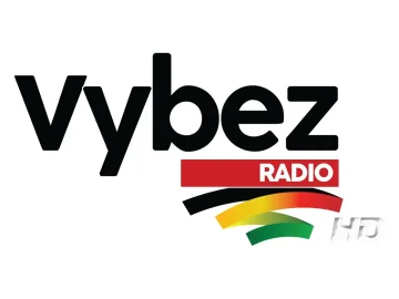 The logo of Vybez Radio