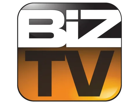 The logo of Biz TV