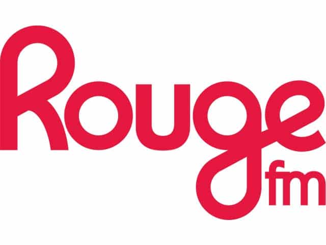 The logo of Rouge FM