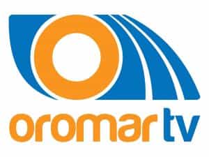 The logo of Oromar TV