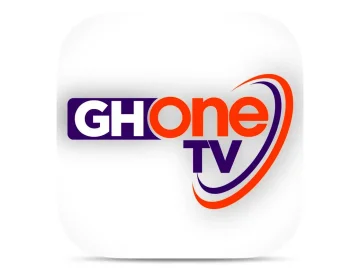 The logo of GHOne TV