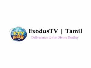 The logo of Exodus TV Tamil