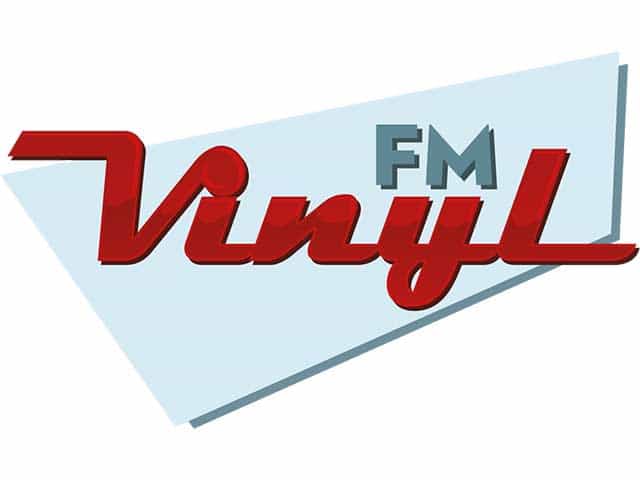 The logo of Vinyl FM