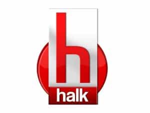 The logo of Halk TV