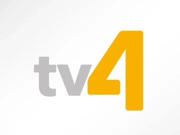 The logo of TV4